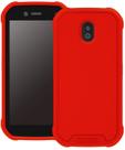 Capa protetora sem fio PROTECH Slim para telefones CAT S42 vermelha
