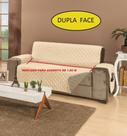 Capa protetora sofa 3 lugares king 1.80 dupla face Manu