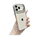 Capa Protetora Transparente Rígida Para iPhone 17-12 pro Max Com Suporte De Metal À Prova De Choque