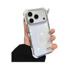 Capa Protetora Ultrafina Transparente Laranja De Acrílico Para iPhone 17 16 15 14 pro Max, Capa