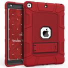 Capa Rantice para iPad de 9ª geração híbrida à prova de choque com suporte vermelho