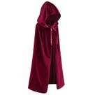 Capa Regenboog Kids Velvet com capuz cor de vinho tamanho M 80cm