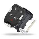 Capa remota inteligente de substituição Key Fob Shell com 5 botões