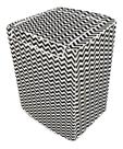 Capa Resistente Jeans Zig Zag P/ Máquina De Lavar Roupas