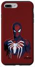 Capa Retrato Pintada do Homem-Aranha Marvel para iPhone 7 Plus/8 Plus