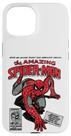 Capa Retrô de Quadrinhos do Homem-Aranha Marvel para iPhone 15