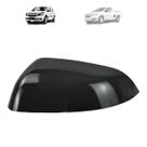 Capa retrovisor chevrolet agile 2009 a 2025 montana 2010 a 2025 black piano lado esquerdo
