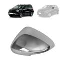 Capa retrovisor fiat argo 2017 a 2025 com furo pisca cromada lado esquerdo