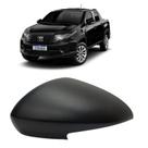 Capa Retrovisor Fiat Strada Freedom 2021 2022 2023 2024 2025 Lado Esquerdo Preto Fosco Original