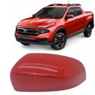 Capa Retrovisor Fiat Toro 2016 2017 2018 2019 2020 2021 2022 2023 2024 2025 2026 Vermelho Colorado Esquerdo