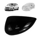 Capa retrovisor ford fiesta 2015 a 2019 com furo pisca black piano lado esquerdo Capa retrovisor ford fiesta 2015 a 2019 com furo pisca black piano lado esquerdo
