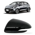 Capa Retrovisor HB20 2020 A 2022 C/ Furo Pisca Preta