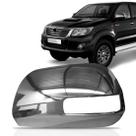 Capa Retrovisor Hilux 2013 2014 2015 2016 Cromado Com Furo