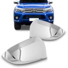 Capa retrovisor hilux 2016 2017 2018 cromado