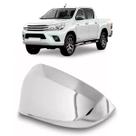 Capa Retrovisor Hilux Pickup 2016 2017 2018 2019 2020 Cromado Opção de envio:Esquerdo