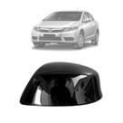 Capa retrovisor honda civic 12/15 preta lisa - le