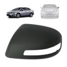 Capa retrovisor honda civic 2017 a 2021 preta lado direito