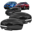 Capa Retrovisor Honda Fit 2014 até 2021 City WRV 2018 até 2021 Com Furo de Pisca Par 2 Peças