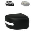 Capa retrovisor jeep renegade 2015 a 2022 com furo pisca preta lado direito