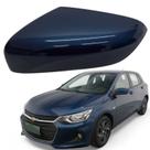 Capa Retrovisor Onix Plus 2020 2021 2022 2023 2024 2025 Azul Seeker Esquerdo Sem Furo Sensor