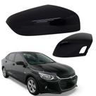 Capa Retrovisor Onix Plus 2020 2021 2022 2023 2024 2025 Preto Ouro Negro Lado Direito Com Furo Sensor