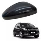 Capa Retrovisor Peugeot 2008 2015 2016 2017 2018 2019 2020 2021 2022 2023 2024 Lado Direito Preto Perolizado Original