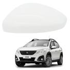Capa Retrovisor Peugeot 2008 2015 2016 2017 2018 2019 2020 2021 2022 2023 2024 Lado Esquerdo Branco Banquise Original