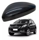 Capa Retrovisor Peugeot 2008 2015 2016 2017 2018 2019 2020 2021 2022 2023 2024 Lado Esquerdo Preto Perolizado Original