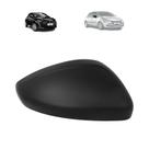Capa retrovisor peugeot 208 2012 a 2022 black piano lado direito