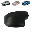 Capa retrovisor renault sandero logan duster 2009 a 2015 preta lado esquerdo