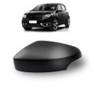Capa Retrovisor Sandero Logan 2014 a 2020 C/furo Pisca Preta