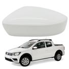Capa Retrovisor Saveiro 2013 2014 2015 2016 2017 2018 2019 2020 2021 2022 2023 2024 Branco Cristal Esquerdo Sem Furo