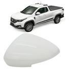 Capa Retrovisor Strada Endurance Branco Banchisa Com Furo 2021 2022 2023 2024 2025 Lado Esquerdo Original