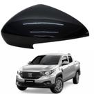 Capa Retrovisor Strada Freedom 2021 2022 2023 2024 2025 Com Furo Preto Vulcano Lado Esquerdo Original