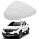 Capa Retrovisor Strada Freedom Branco Banchisa Com Furo 2021 2022 2023 2024 2025 Lado Esquerdo Original
