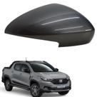 Capa Retrovisor Strada Volcano 2021 2022 2023 2024 2025 Lado Direito Cinza Silverstone Com Furo