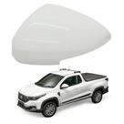 Capa Retrovisor Strada Volcano Branco Banchisa Com Furo 2021 2022 2023 2024 2025 Lado Esquerdo Original