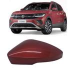 Capa Retrovisor T-cross 2022 2023 2024 2025 Vermelho Sunset Lado Esquerdo