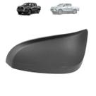 Capa retrovisor toyota hilux 2016 a 2021 preta lado esquerdo