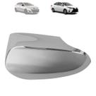 Capa retrovisor toyota yaris 2018 a 2023 com furo pisca cromada lado direito