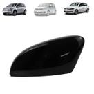 Capa retrovisor volkswagen gol g6 2012 a 2025 fox 2010 a 2025 up 2012 a 2025 com furo pisca black piano lado esquerdo