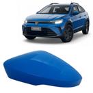 Capa Retrovisor Volkswagen Nivus Highline 2025 2026 Lado Esquerdo Azul Turbo Original
