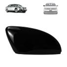 Capa retrovisor volkswagen passat 2011 a 2017 jetta com furo pisca black piano lado direito