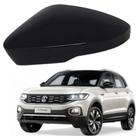 Capa Retrovisor Volkswagen T-Cross 2020 2021 2022 2023 2024 2025 Lado Esquerdo Preto Ninja