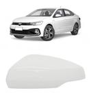 Capa Retrovisor Volkswagen Virtus 2018 2019 2020 2021 2022 2023 2024 2025 Branco Cristal Lado Esquerdo Original