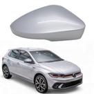 Capa Retrovisor Volkwagen Polo Gts 2021 2022 2023 2024 2025 Lado Direito Prata Sirius Original
