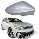 Capa Retrovisor Volkwagen Virtus Highline 2021 2022 2023 2024 2025 Lado Direito Prata Sirius Original