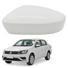 Capa Retrovisor Voyage 2013 2014 2015 2016 2017 2018 2019 2020 2021 2022 2023 Branco Cristal Esquerdo Sem Furo