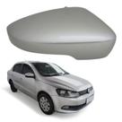 Capa Retrovisor Voyage 2013 2014 2015 2016 Prata Egito Lado Direito Com Furo