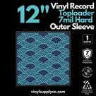 Capa rígida para discos de vinil 12" 7 mm